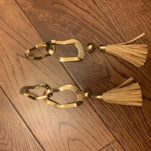 Aldo long earrings with straight backing
